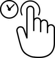 Hand icon symbol image illustration vector