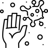 Hand icon symbol image illustration vector