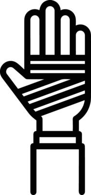 Hand icon symbol image illustration