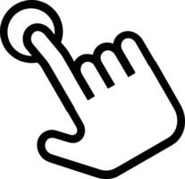 Hand icon symbol image illustration vector