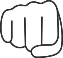 Hand icon symbol image illustration vector