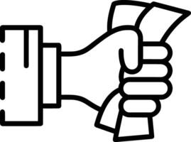 Hand icon symbol image illustration vector