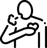 Hand icon symbol image illustration vector