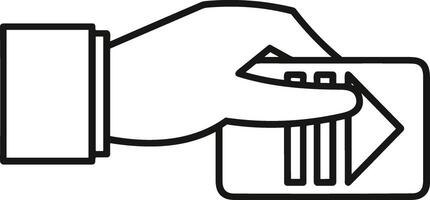 Hand icon symbol image illustration vector