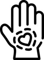 Hand icon symbol image illustration vector