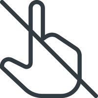 Hand icon symbol image illustration vector