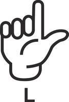 Hand icon symbol image illustration vector
