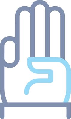 Hand icon symbol image illustration