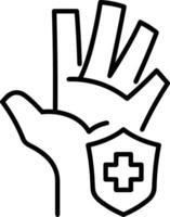 Hand icon symbol image illustration vector