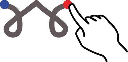 Hand icon symbol image illustration vector