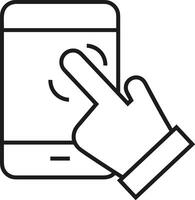 Hand icon symbol image illustration vector