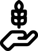 Hand icon symbol image illustration vector