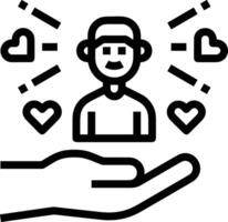 Hand icon symbol image illustration vector