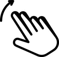 Hand icon symbol image illustration vector