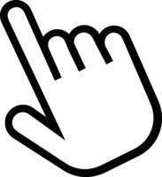 Hand icon symbol image illustration vector