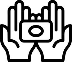 Hand icon symbol image illustration vector
