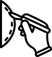 Hand icon symbol image illustration vector