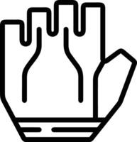 Hand icon symbol image illustration vector