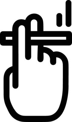 Hand icon symbol image illustration