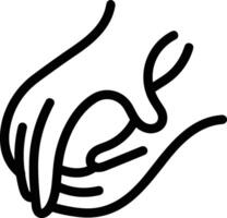 Hand icon symbol image illustration vector