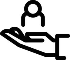 Hand icon symbol image illustration vector