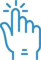 Hand icon symbol image illustration vector