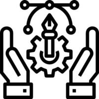 Hand icon symbol image illustration vector