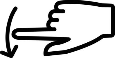 Hand icon symbol image illustration vector