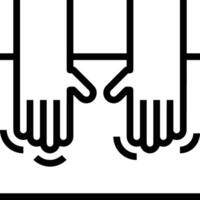Hand icon symbol image illustration vector