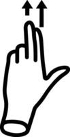Hand icon symbol image illustration vector