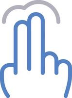 Hand icon symbol image illustration vector