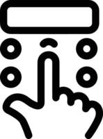 Hand icon symbol image illustration vector