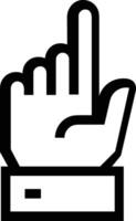 Hand icon symbol image illustration vector