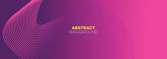 Abstract pink, purple and violet gradient wave line web background. Orange, red smooth element swoosh speed wave modern stream background for banner, wallpaper, brochure, booklet vector