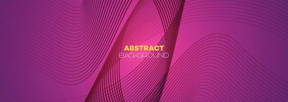 Abstract pink, purple and violet gradient wave line web background. Orange, red smooth element swoosh speed wave modern stream background for banner, wallpaper, brochure, booklet vector