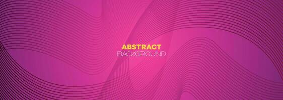 Abstract pink, purple and violet gradient wave line web background. Orange, red smooth element swoosh speed wave modern stream background for banner, wallpaper, brochure, booklet vector