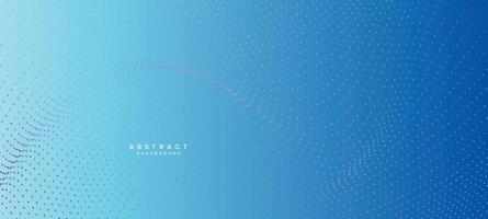 Abstract Navy Blue, Green Gradient Flowing Dot Waving Particle Geometric Technology Background. Sky Blue, Teal, Ocean Gradient Futuristic Dotted Wave Background For Science, cover, website, header vector