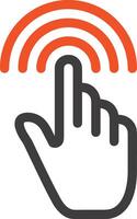 Hand icon symbol image illustration vector