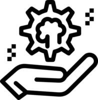 Hand icon symbol image illustration vector