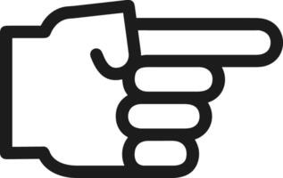 Hand icon symbol image illustration vector