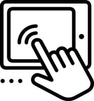 Hand icon symbol image illustration vector