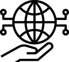 Hand icon symbol image illustration vector