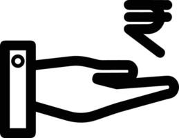 Hand icon symbol image illustration vector