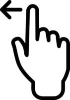 Hand icon symbol image illustration vector
