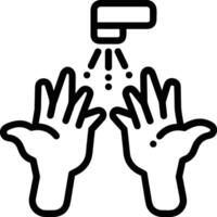 Hand icon symbol image illustration vector