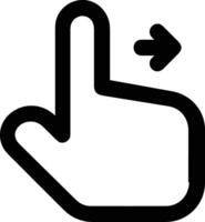 Hand icon symbol image illustration vector