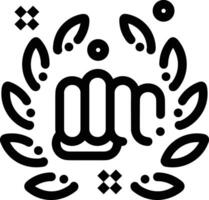 Hand icon symbol image illustration vector