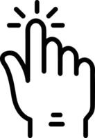 Hand icon symbol image illustration vector