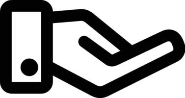 Hand icon symbol image illustration vector