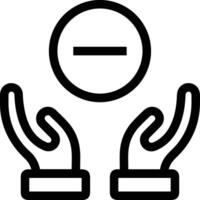 Hand icon symbol image illustration vector